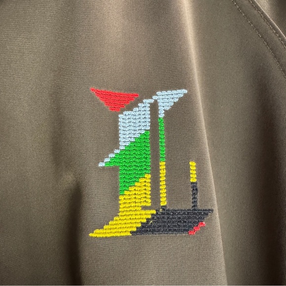 LRG Lifted Research Group Track Jacket Rasta Vintage Size Large - Picture 3 of 10